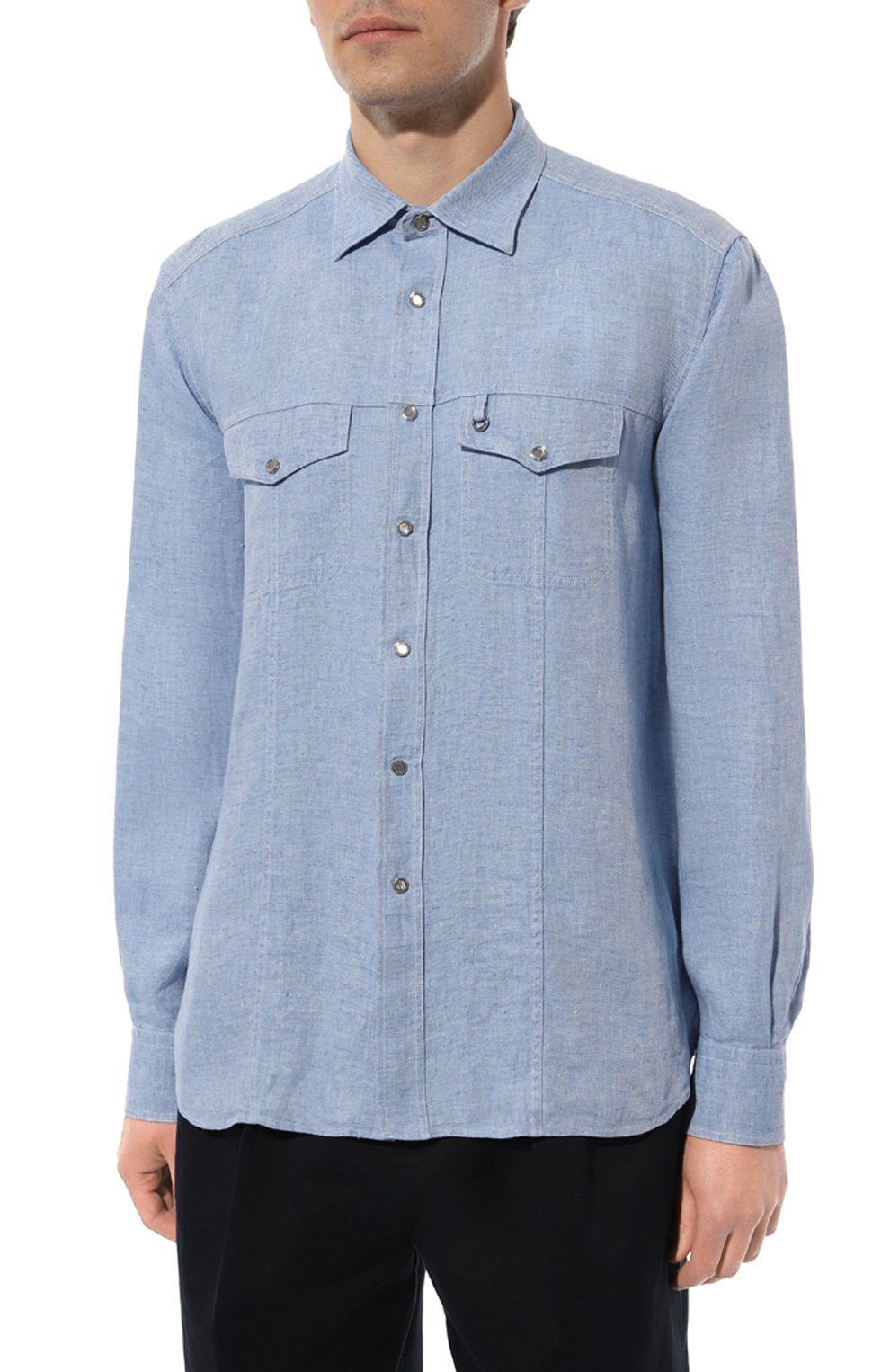 Льняная рубашка STEFANO RICCI, арт. MC007067/TX0001, фото 3
