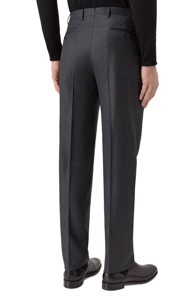 Шерстяные брюки CORNELIANI темно-серого цвета по цене 54850 руб., арт. 275B01/2717087, фото 4 Шерстяные брюки CORNELIANI, арт. 275B01/2717087, фото 4