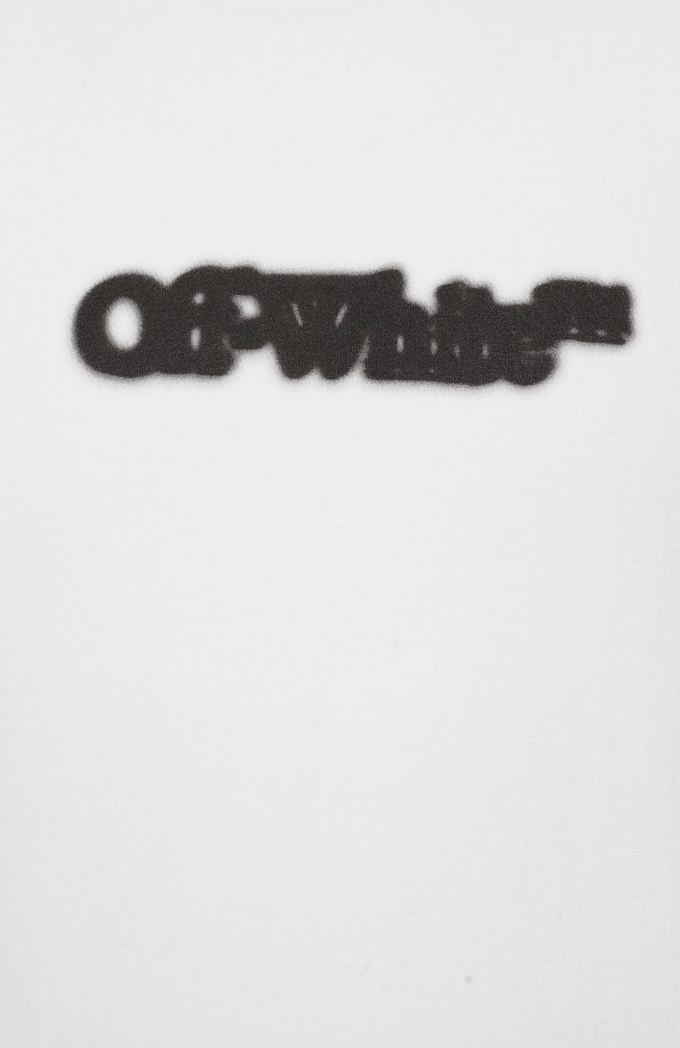 Хлопковая футболка OFF-WHITE, арт. 0MAA027S25JER00B, фото 1