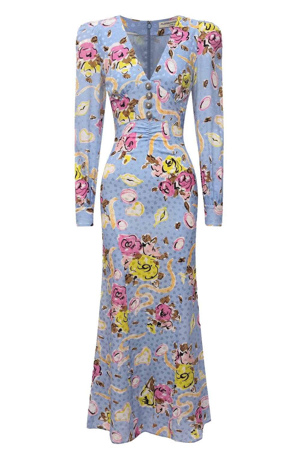 Шелковое платье ALESSANDRA RICH, арт. FAB2491-F3166, фото 1