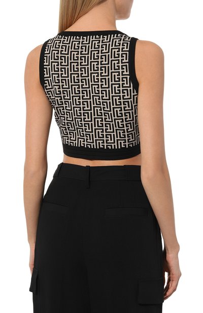 Топ из шерсти и вискозы BALMAIN, арт. YF1AA017KB02, фото 4