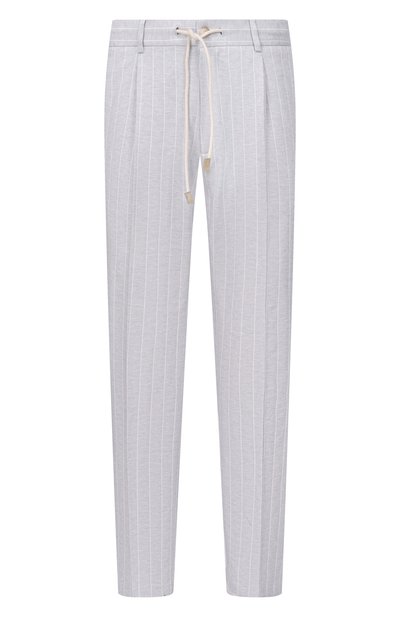 Мужские брюки из хлопка и льна GRAN SASSO, арт. 76102/79324