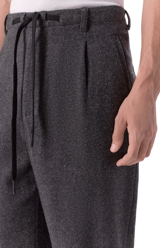 Брюки из шерсти и вискозы Andrea Ya'aqov 25M0RC35/W00L CASHMERE Серый  25M0RC35/W00L CASHMERE Фото 5