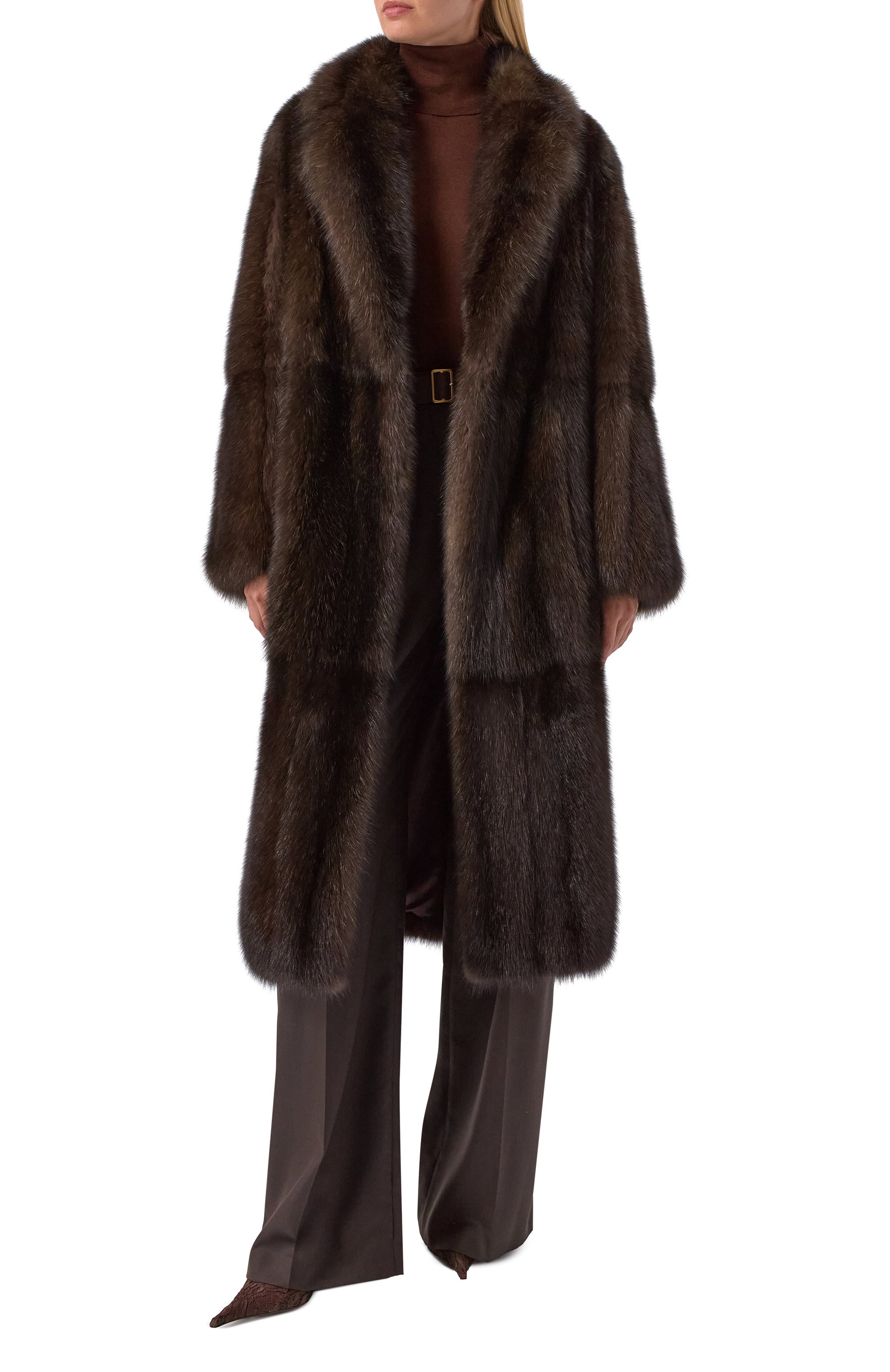 Шуба из соболя VICTORIA KUSENKOVA коричневого цвета по цене 10780000 руб., арт. 703308504695, фото 2 Шуба из соболя VICTORIA KUSENKOVA, арт. 703308504695, фото 2