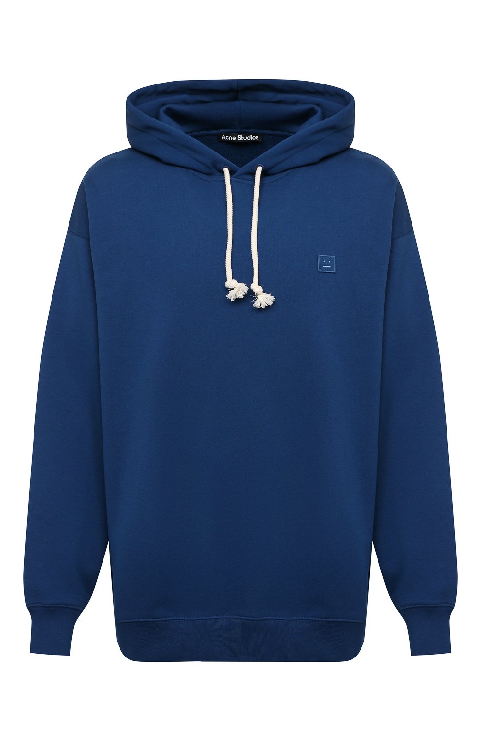 Хлопковое худи ACNE STUDIOS синего цвета по цене 34050 руб., арт. CI0009/M, фото 1 Хлопковое худи ACNE STUDIOS, арт. CI0009/M, фото 1