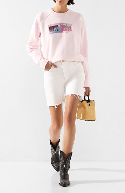 Хлопковый свитшот MARC JACOBS (THE) розового цвета по цене 21000 руб., арт. C6000042, фото 2 Хлопковый свитшот MARC JACOBS (THE), арт. C6000042, фото 2