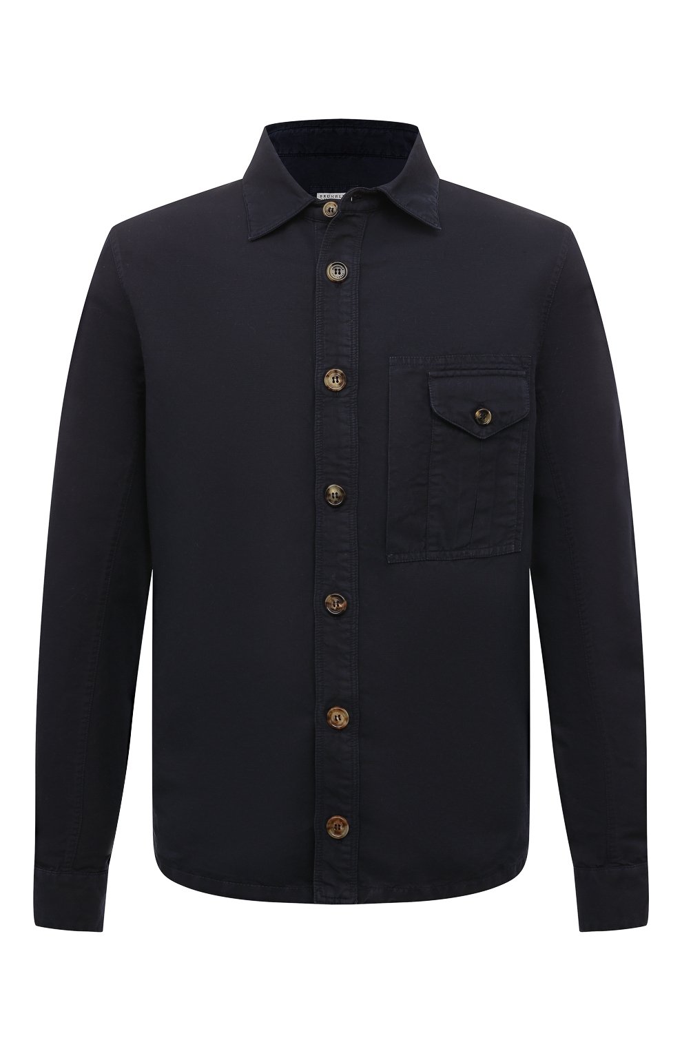 Куртка-рубашка изо льна и хлопка BRUNELLO CUCINELLI, арт. M291DB6220, фото 1
