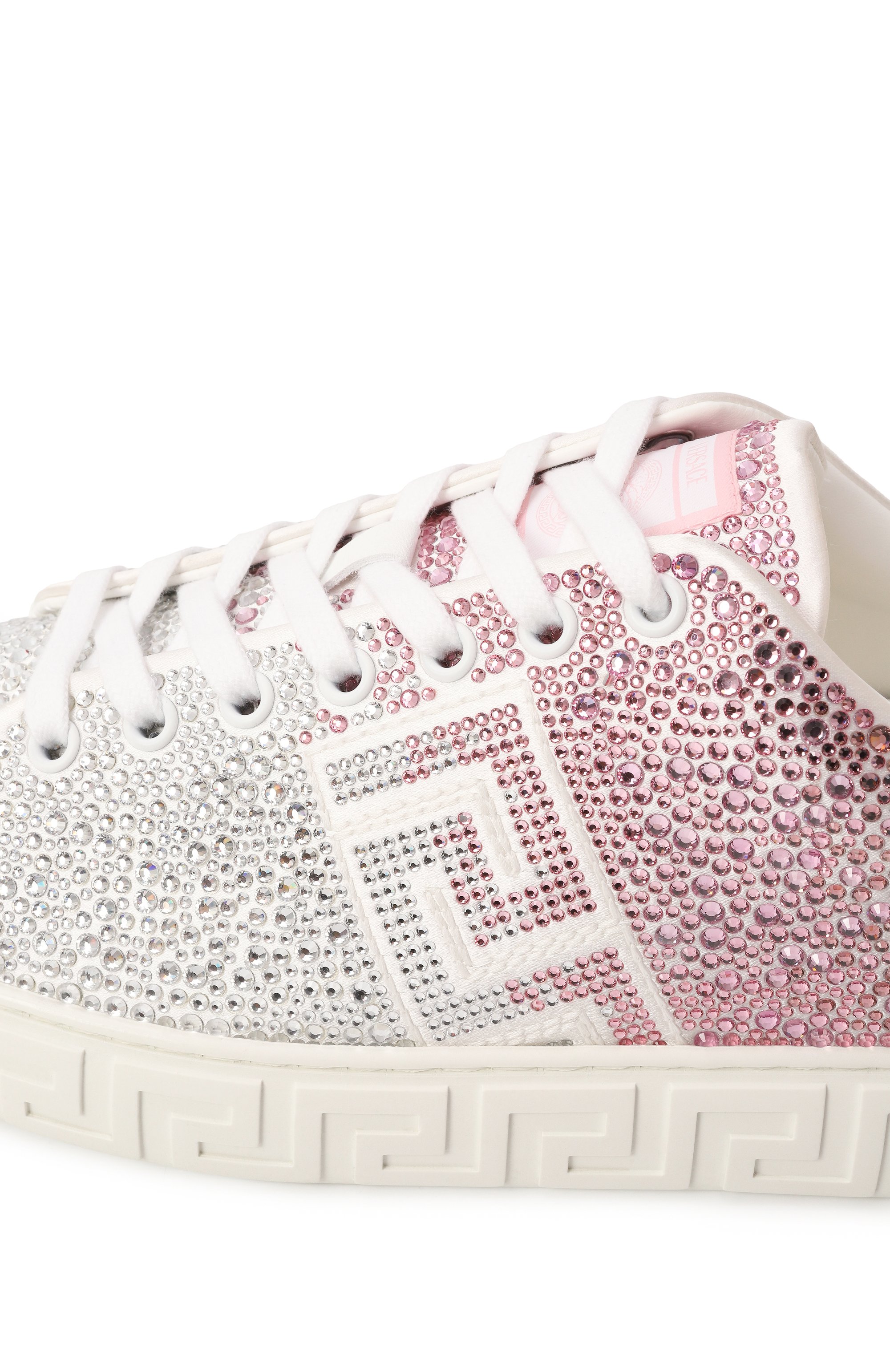 Текстильные кеды greca VERSACE, арт. 1013568/1A13090, фото 7