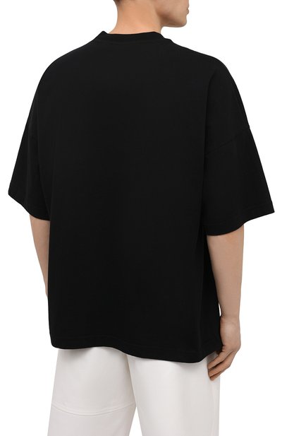 Хлопковая футболка PALM ANGELS, арт. PMAA041S21JER0041001, фото 4