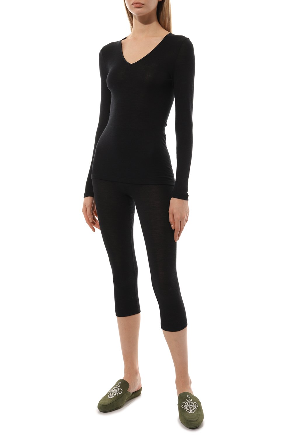 Лонгслив из шерсти и шелка HANRO, арт. 071418., фото 2