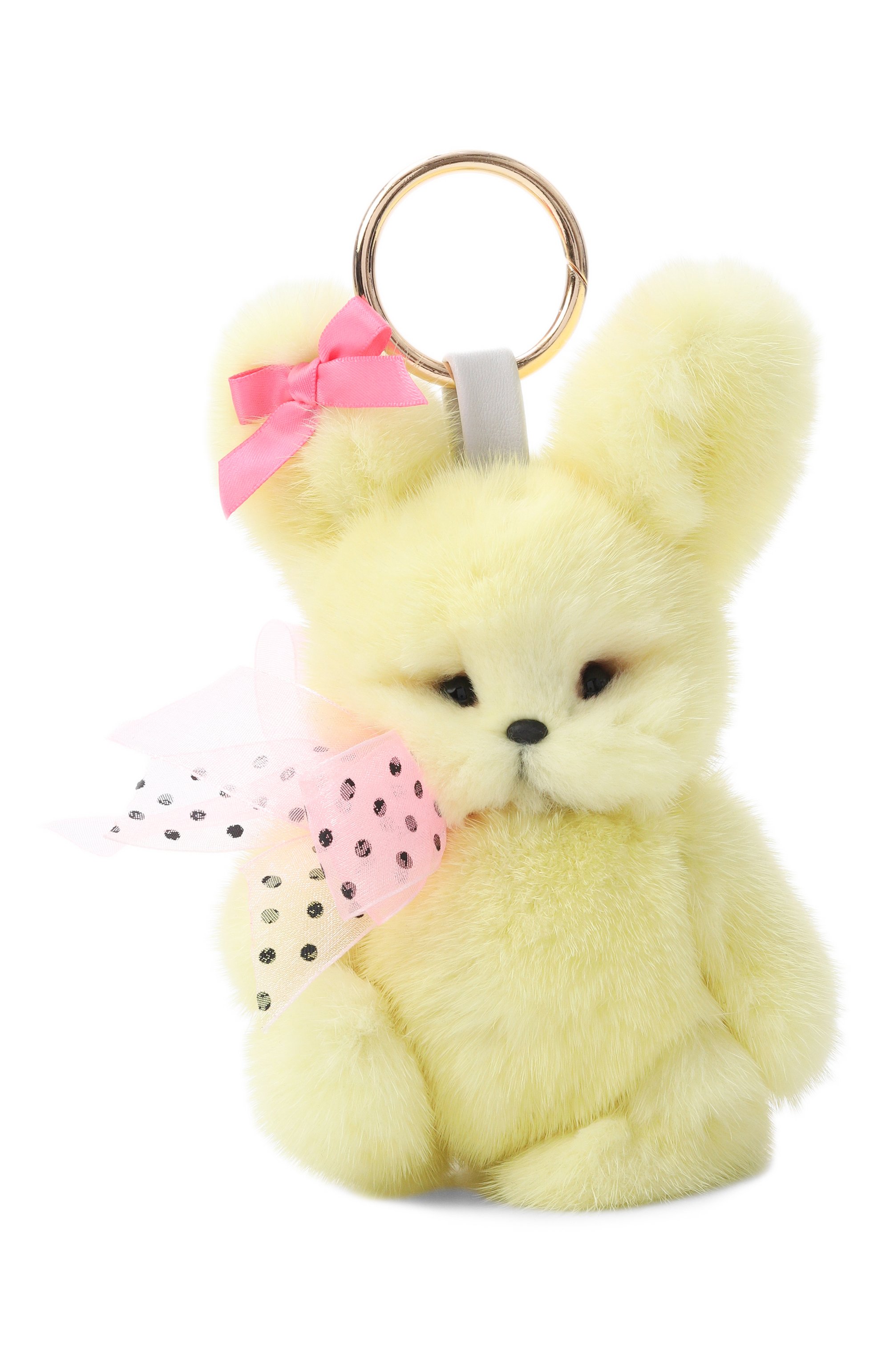 Брелок из норки зайчик тедди CAROLON, арт. БР-23-В-001-2, фото 1