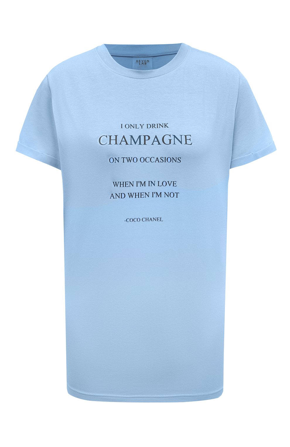 Хлопковая футболка SEVEN LAB, арт. CTR1.01.420.297.0928, фото 1