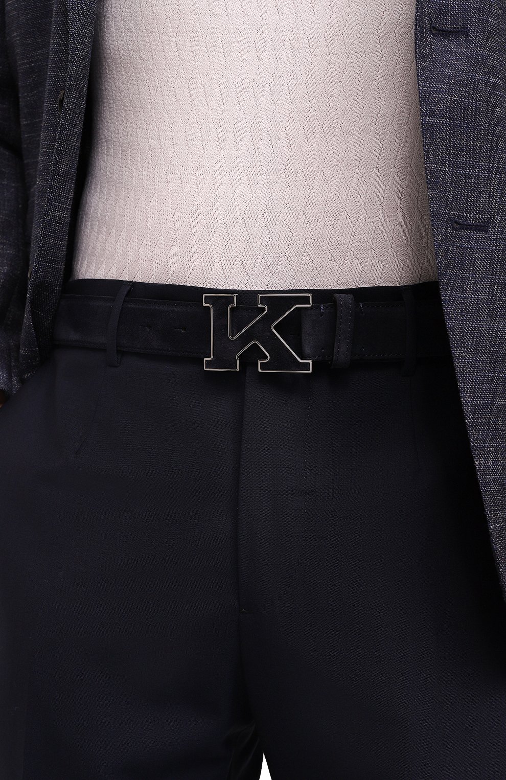 Замшевый ремень KITON, арт. USC20PN00977, фото 2