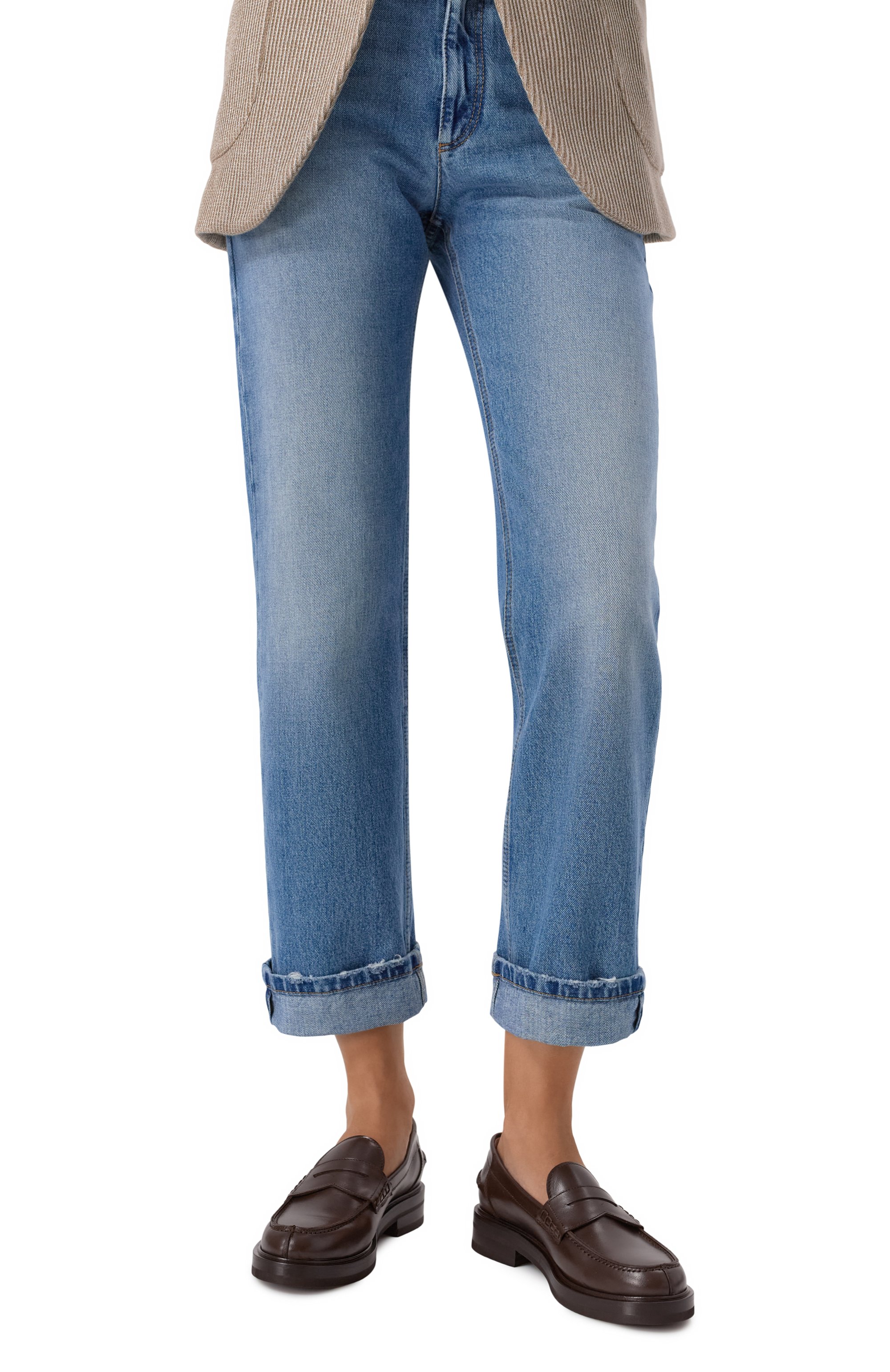 Кожаные лоферы KITON, арт. D60806N0102410, фото 3