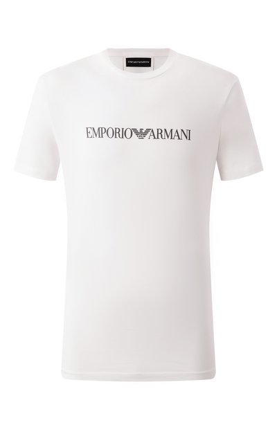 Мужская хлопковая футболка EMPORIO ARMANI, арт. 8N1TN5/1JPZZ