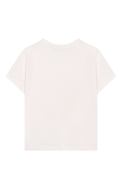 Хлопковая футболка ELIE SAAB JUNIOR, арт. EFTS024/TS0059_001, фото 2