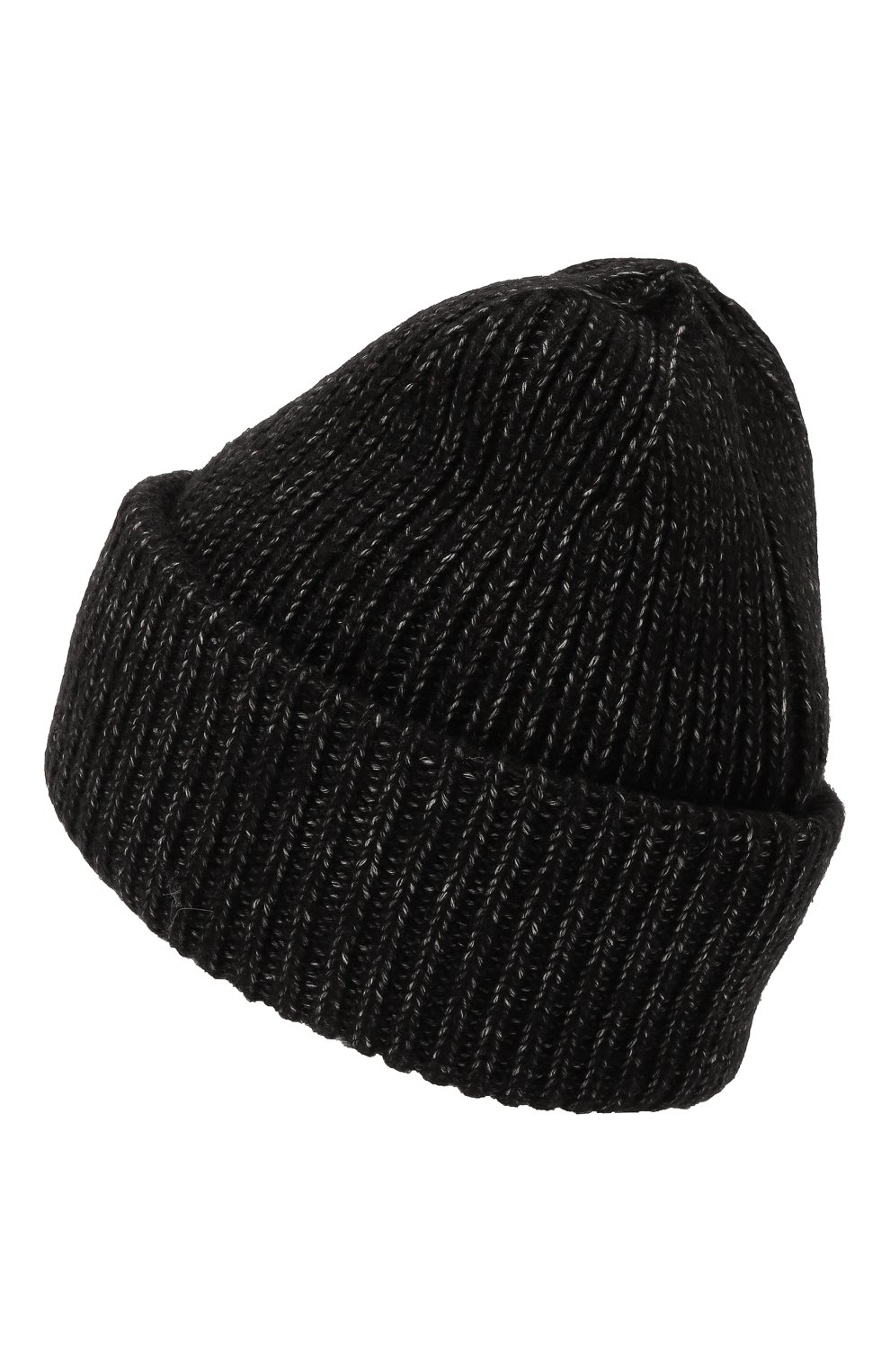 Шапка из хлопка и шерсти PARAJUMPERS черного цвета по цене 10950 руб., арт. PAHAHA32, фото 2 Шапка из хлопка и шерсти PARAJUMPERS, арт. PAHAHA32, фото 2