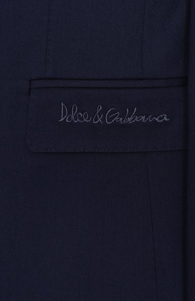 Хлопковый пиджак DOLCE & GABBANA, арт. L41J85/FUFNX/1/2, фото 3