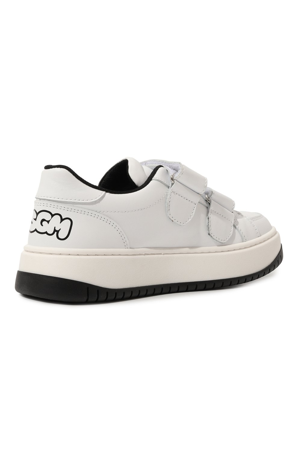 Кожаные кеды MSGM KIDS, арт. 79848/VAR1/36-40, фото 3