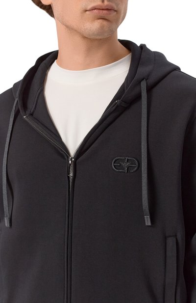 Хлопковая толстовка EMPORIO ARMANI, арт. EM004538/AF10013, фото 5