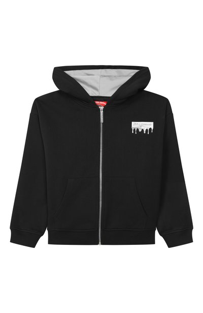 Хлопковая толстовка SPRAYGROUND, арт. SPY1576GBLK/SILVER DRIP SM00TH PERFECT FULL-ZIP H0