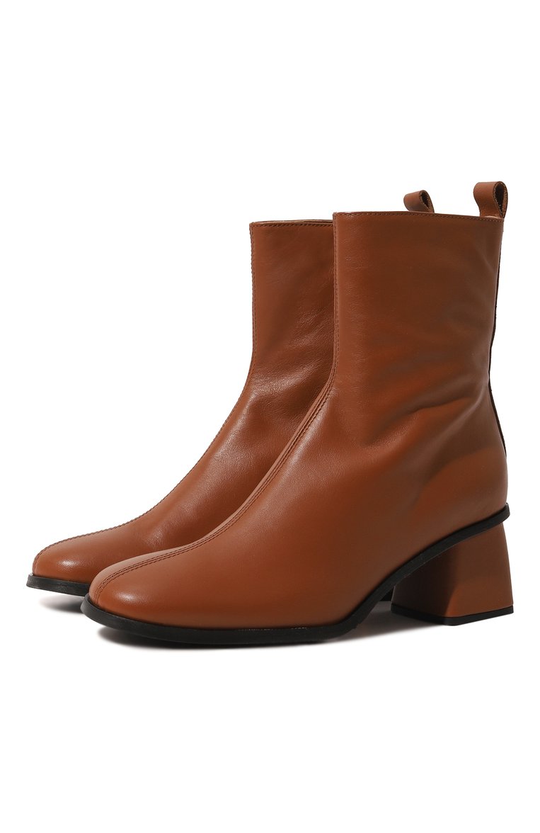 Кожаные ботильоны NUDE OF SCANDINAVIA, арт. 0LI020/SAVANA/CU0I0, фото 1