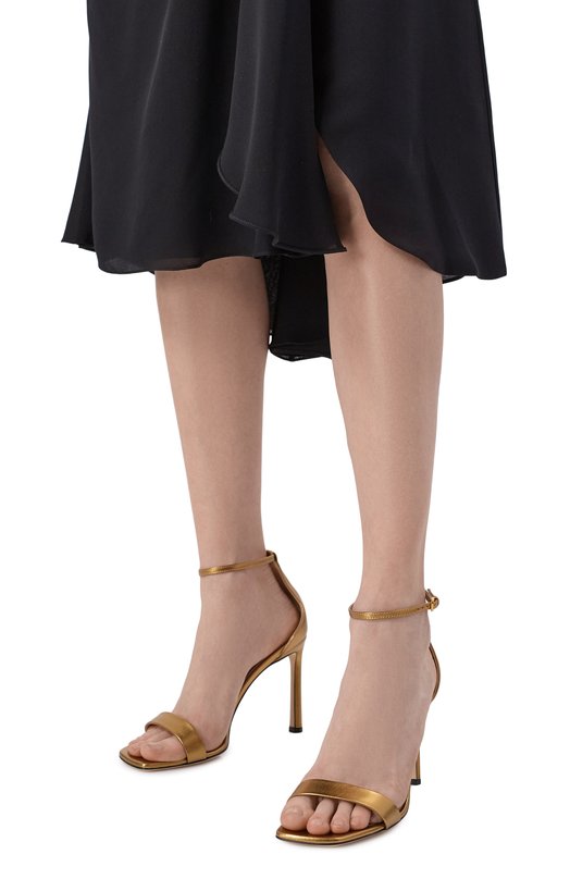 Кожаные босоножки MVST by Sergio Rossi MVST B15900/MNAZ03 Золотой  B15900/MNAZ03 Фото 2
