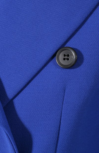 Двубортный жакет LESYANEBO синего цвета по цене 33800 руб., арт. FW19/Н-108, фото 5 Двубортный жакет LESYANEBO, арт. FW19/Н-108, фото 5