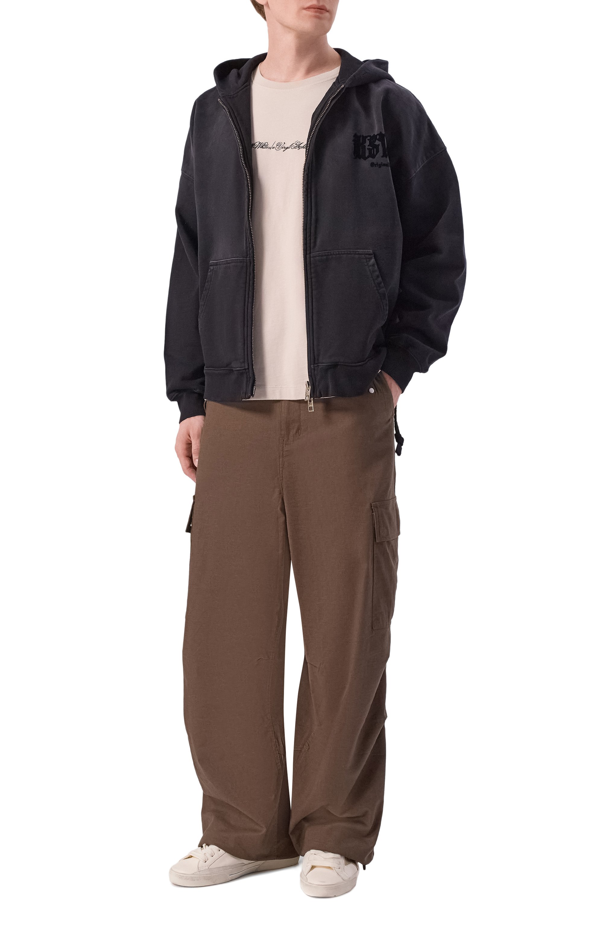 Хлопковая футболка OFF-WHITE, арт. 0MAA027S26JER002, фото 2