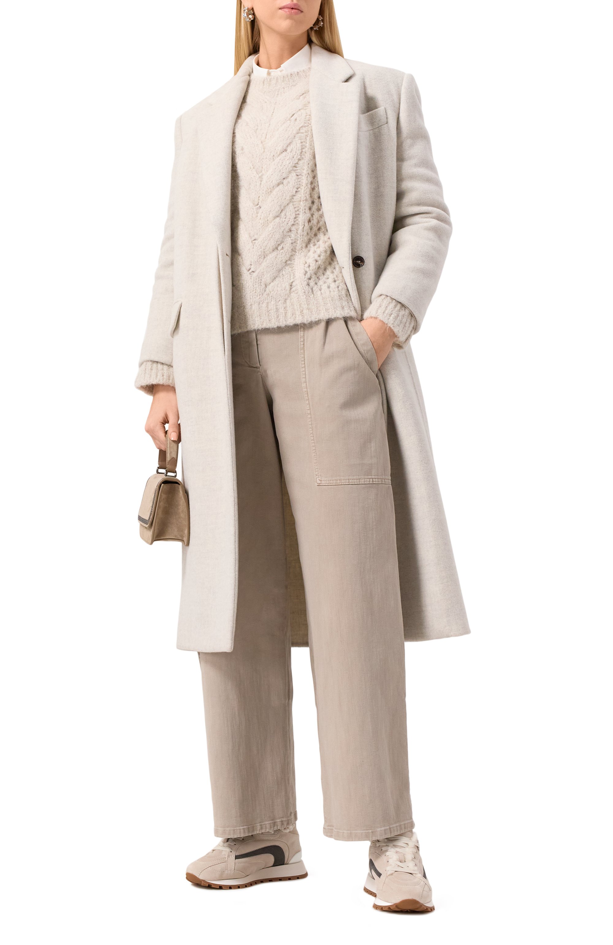 Замшевые кроссовки BRUNELLO CUCINELLI, арт. MZSFG2797, фото 2