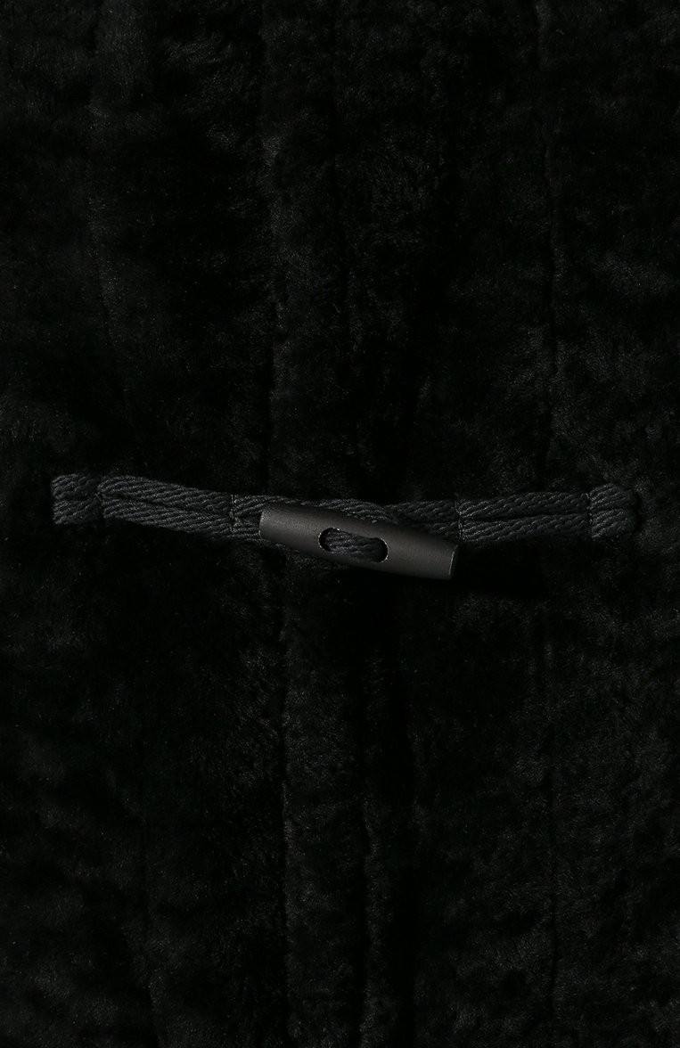 Мужская шуба из овчины SAINT LAURENT черного цвета, арт. 580936/Y7SJ2 | Фото 5 (Материал внешний: Натуральный мех; Материал подклада: Купро; Мужское Кросс-КТ: Верхняя одежда, Кожа и замша; Длина (верхняя одежда): До середины бедра; Материал сплава: Проставлено; Нос: Не проставлено; Стили: Кэжуэл; Рукава: Длинные)