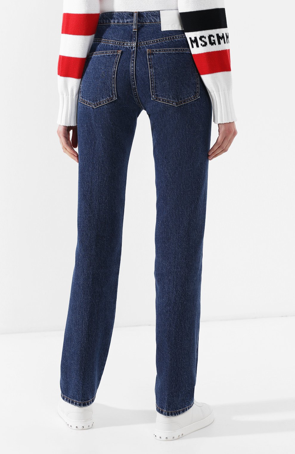 Джинсы со стрелками MSGM, арт. 2641MDP55L 195284, фото 4