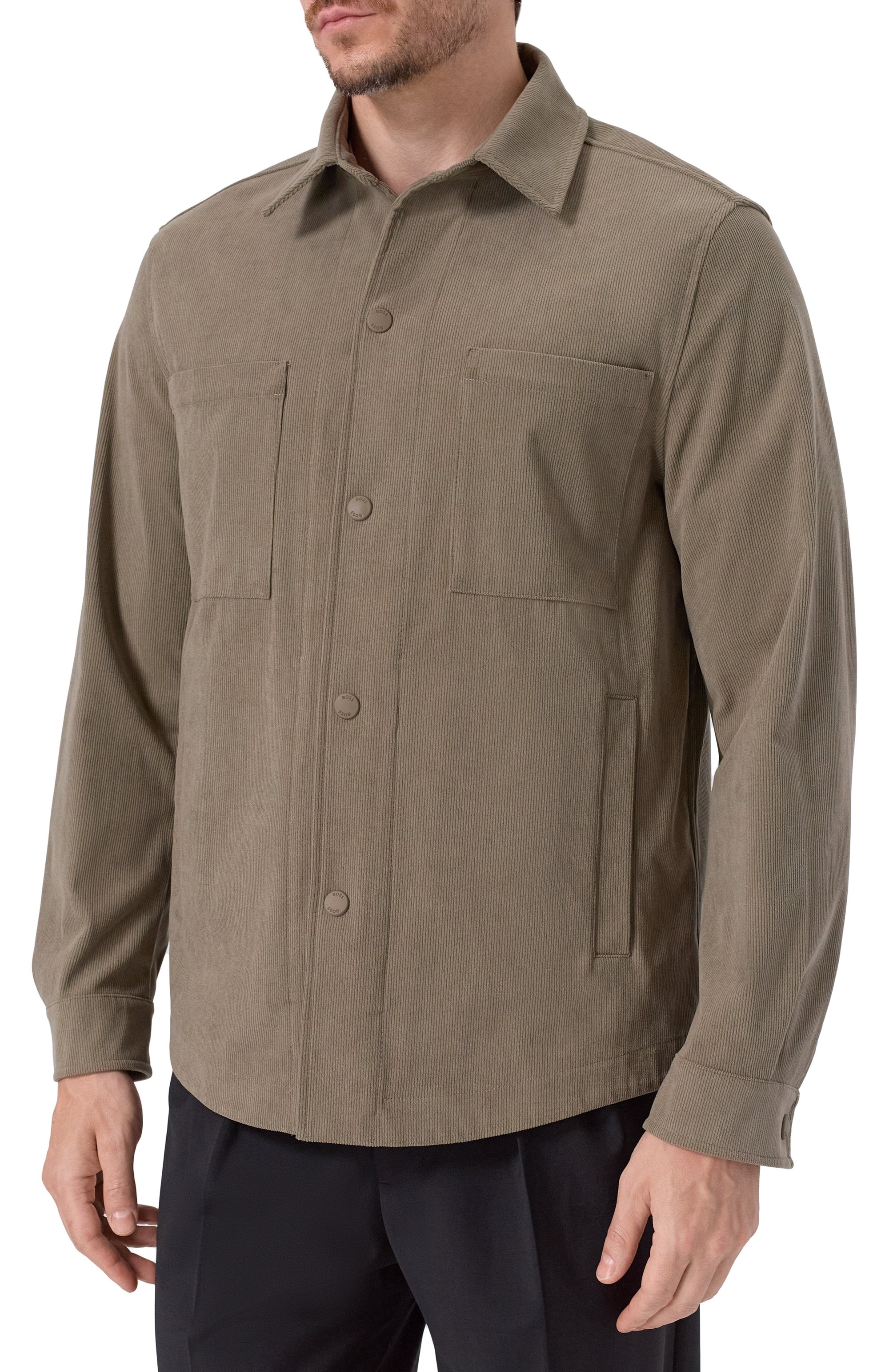 Вельветовая куртка-рубашка BOSS, арт. 50549389, фото 3