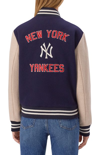 Шерстяной бомбер sporty & rich x '47 & the new york yankees SPORTY AND RICH, арт. 0W007623633BL111, фото 4