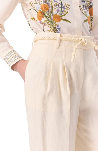 Льняные брюки ZIMMERMANN, арт. 2408PR251, фото 5