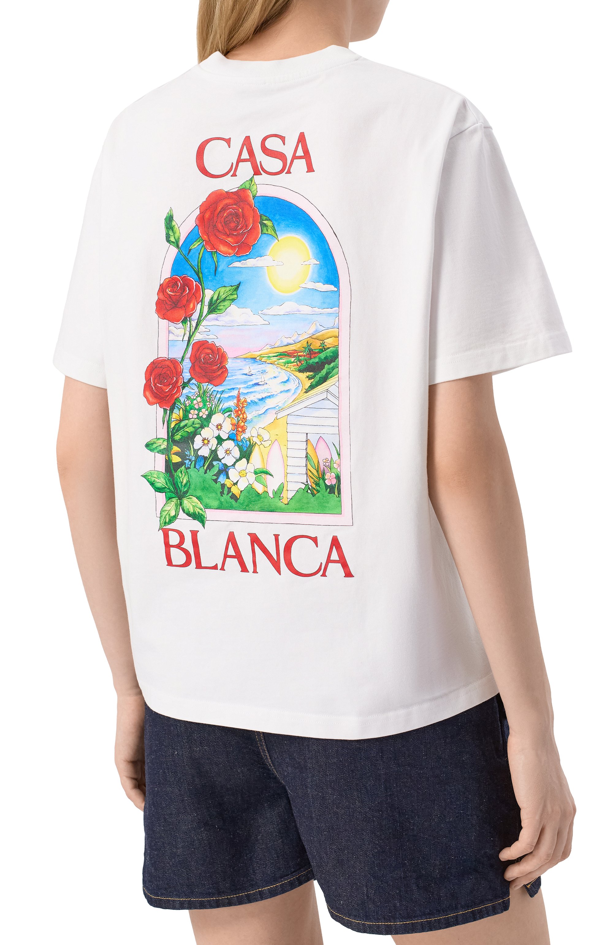 Хлопковая футболка CASABLANCA, арт. WS25-JTS-046-02, фото 4