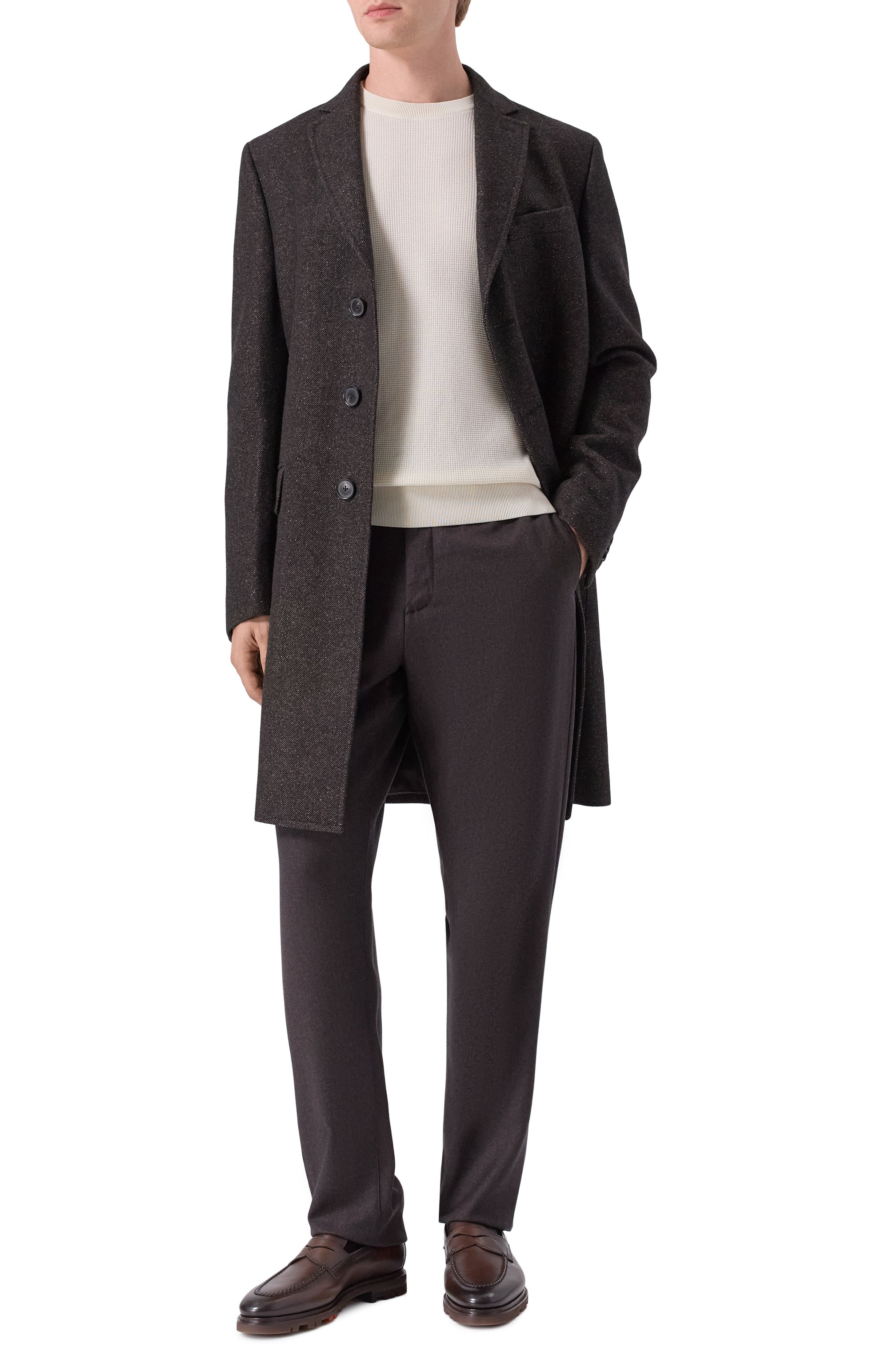 Кожаные пенни-лоферы carlos SANTONI, арт. MCNG18007SM4GLAS, фото 2