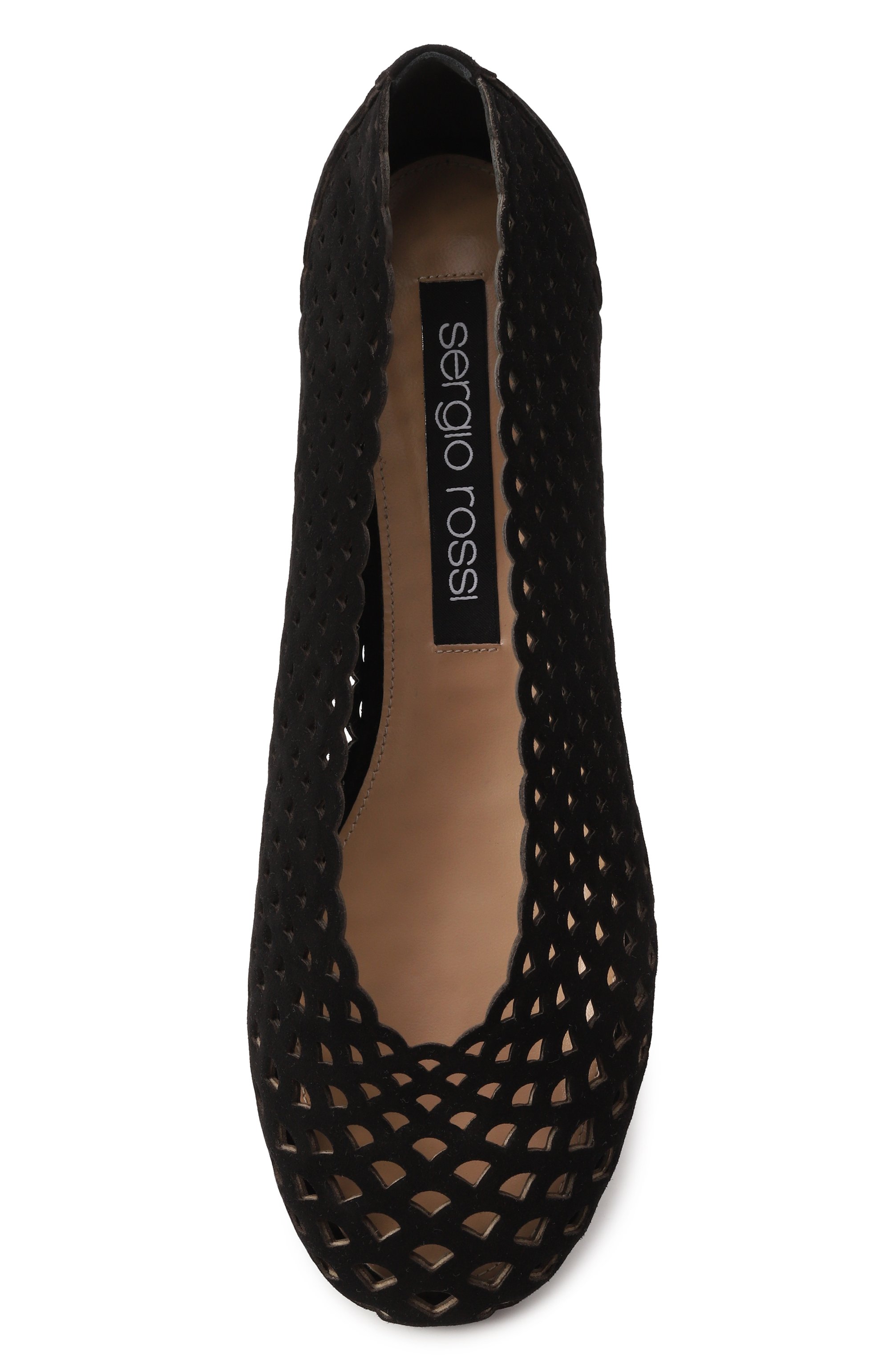 Замшевые балетки sr mermaid SERGIO ROSSI, арт. B11600/MCAZ01, фото 6