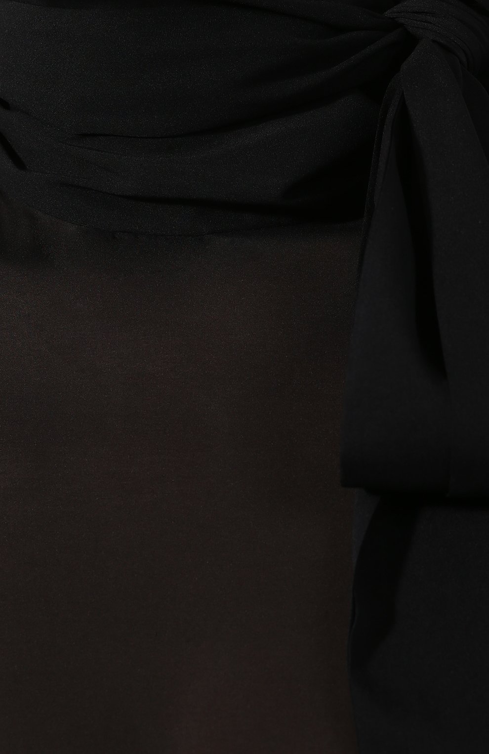 Шелковый топ VALENTINO черного цвета по цене 108000 руб., арт. SB0AE448509, фото 5 Шелковый топ VALENTINO, арт. SB0AE448509, фото 5