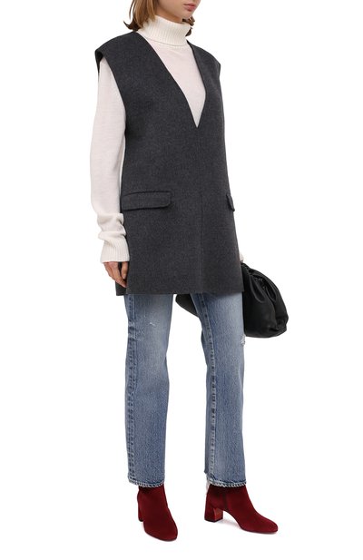 Замшевые ботильоны turela 55 CHRISTIAN LOUBOUTIN, арт. turela 55 veau velours, фото 2