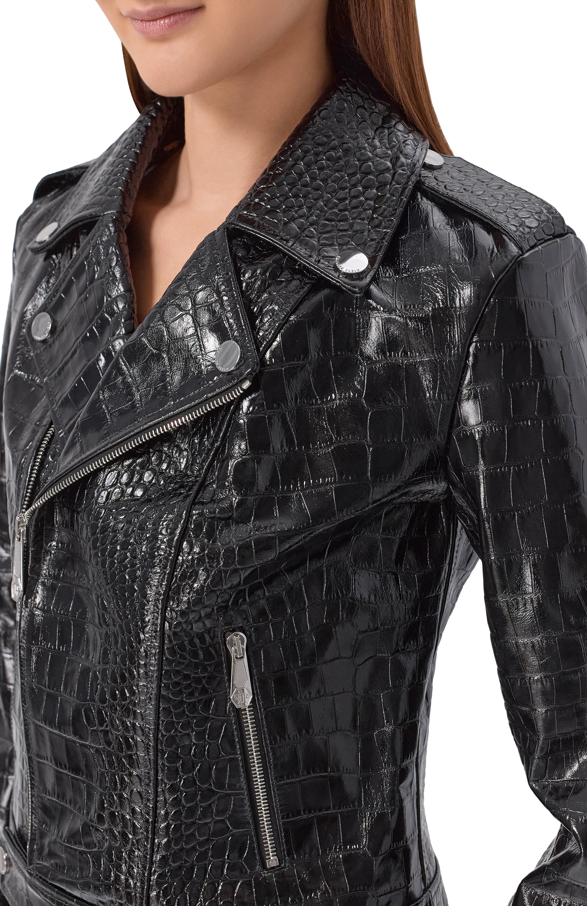 Кожаная куртка PHILIPP PLEIN, арт. SAFC WLB1201 PLE010N, фото 5