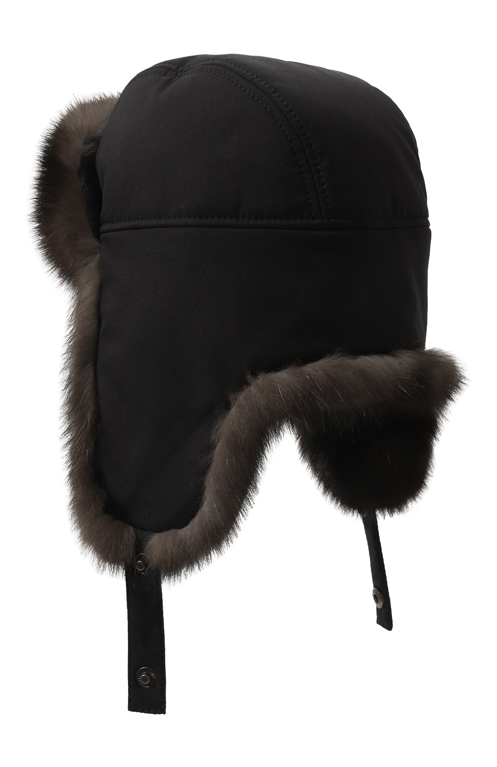 Шапка-ушанка из меха соболя BLACK SABLE, арт. BS-47CAF9, фото 2