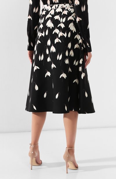 Юбка из смеси шерсти и шелка VALENTINO, арт. SB3RA5454PK, фото 4