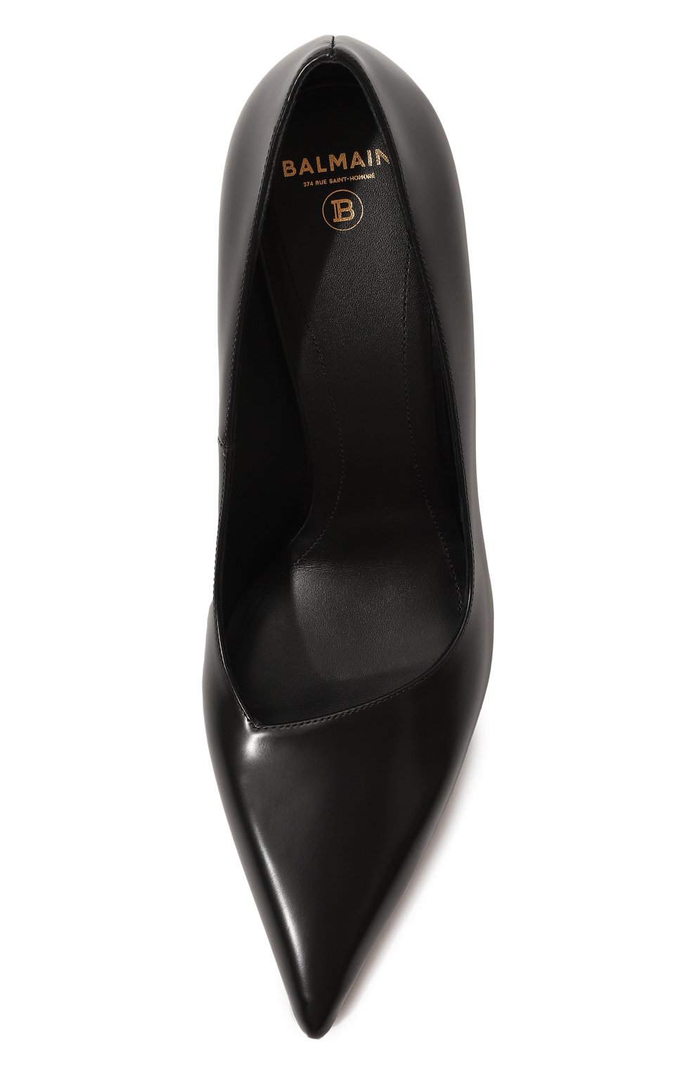Кожаные туфли BALMAIN, арт. AN0UA806LLP0, фото 6