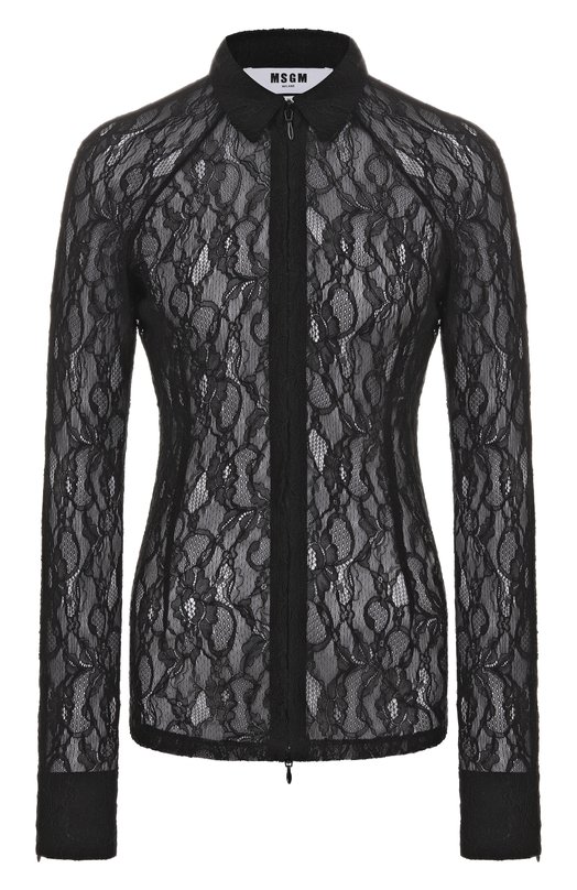 Блузка MSGM 3942MDE10/257812 Чёрный 3942MDE10/257812