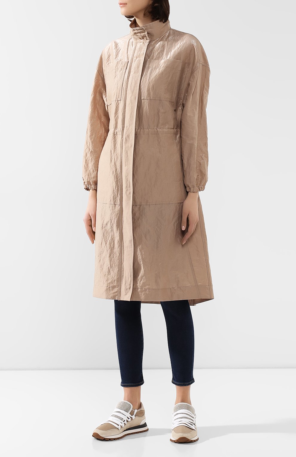 Хлопковый плащ BRUNELLO CUCINELLI, арт. MF5969406, фото 3