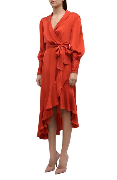 Шелковое платье ZIMMERMANN, арт. 8066DRP0S, фото 3