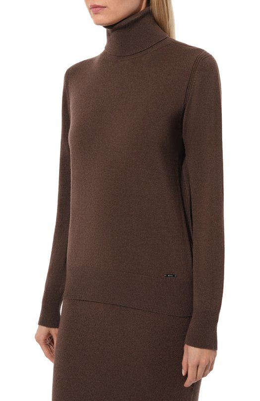 Кашемировая водолазка Kiton D587032010220102 Коричневый  D587032010220102 Фото 3