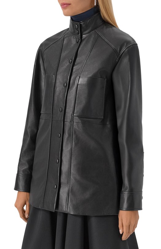 Кожаная куртка MVST M25.1PW.L001/PL0NGE Чёрный  M25.1PW.L001/PL0NGE Фото 3