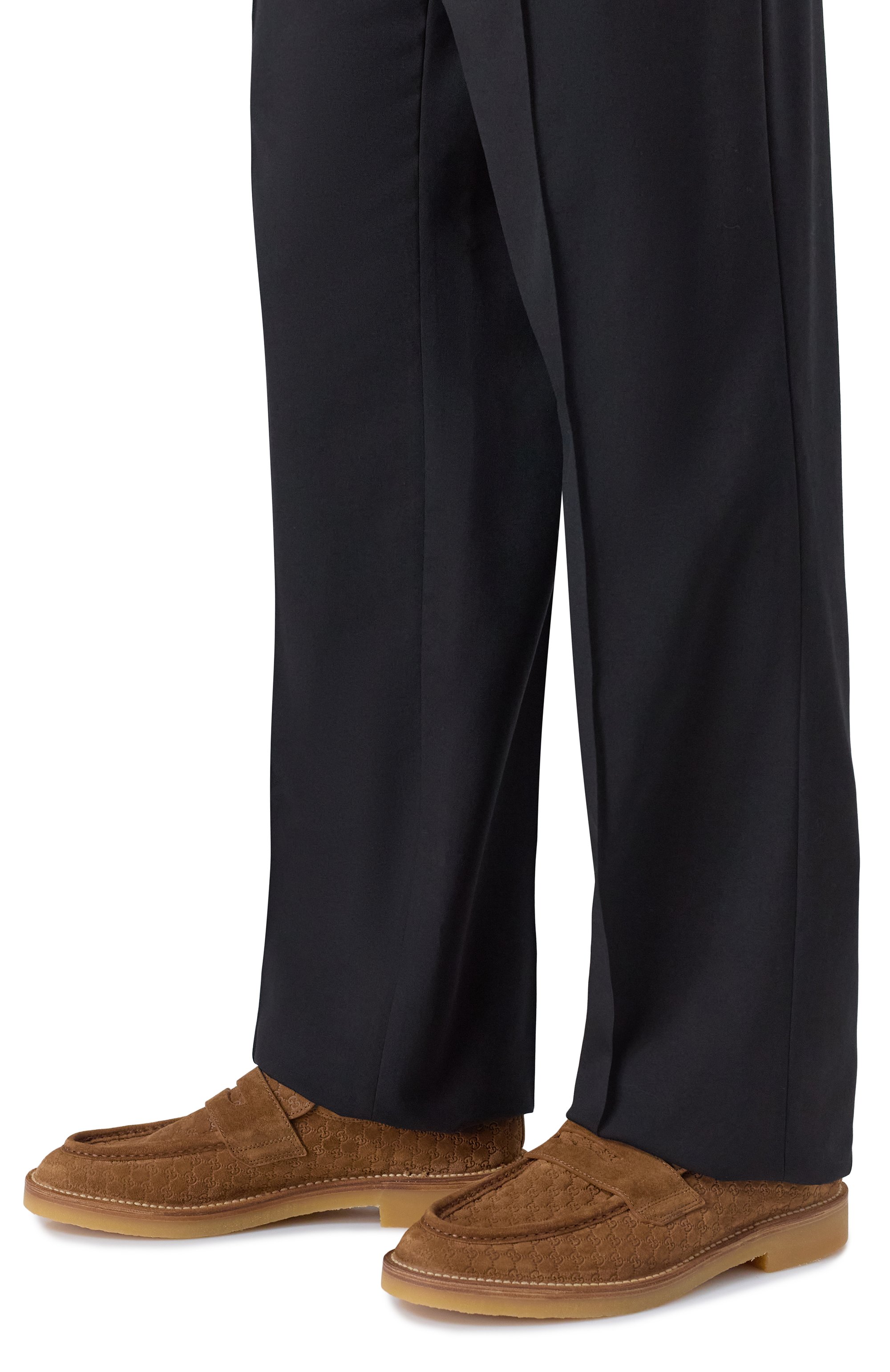 Замшевые пенни-лоферы GUCCI, арт. 831289/AAE03, фото 3